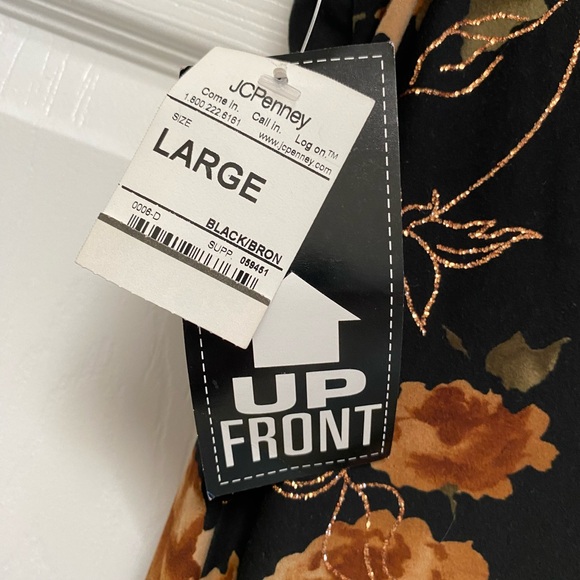 NWT Floral Y2K Black Dress with‎ Flowers - Picture 2 of 6